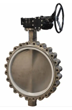 TWS DN600 Дроссельный клапан с наконечником Клапан-бабочка из нержавеющей стали Дроссельный клапан с резьбовыми отверстиями