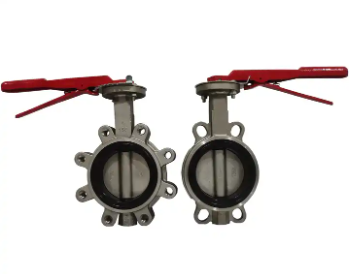 PN10 PN16 Class 150 Concentric Stainless Steel Wafer o Lug Butterfly Valve na may Rubber Seal