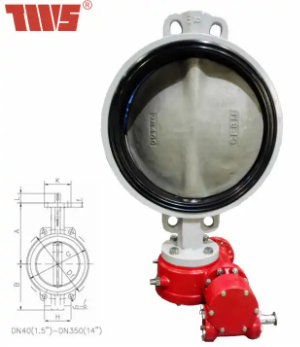 DN500 PN10 20inch Cast Iron Butterfly Valve Mapapalitang valve seat