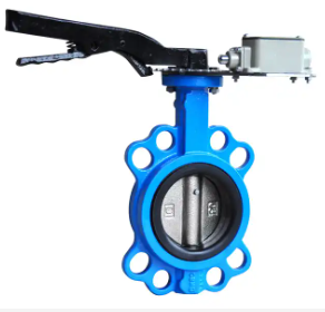 DN50 wafer butterfly valve na may Limit switch