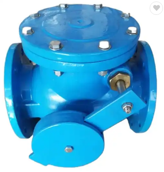 H77-16 PN16 ductile cast iron swing check valve na may lever at Bilang ng Timbang