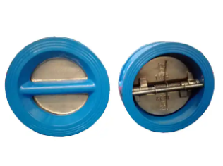 DN200 PN10/16 cast iron dual plate cf8 wafer check valve