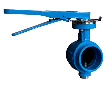GD Series grooved mwisho butterfly valve