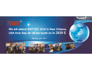Мы будем присутствовать на WEFTEC2016 в Нью-Ориансе, США.