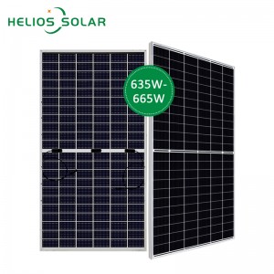 Монокристаллическая солнечная панель мощностью 635-665 Вт