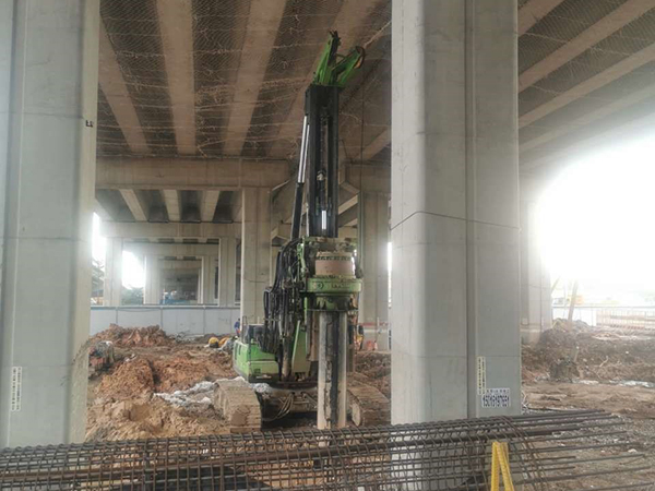 Tecnologia di costruzione innovativa │ La piattaforma di perforazione KR 300ES della fondazione TYHEN con altezza ridotta ha lavorato per la costruzione della ferrovia ad alta velocità di Guangzhou