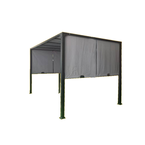 3.5×2.5m Sunshade Steel Outdoor Garden Pergola Metal Customized Gazebo Patio