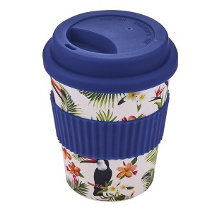 Wholeale Disposéierbar Take Away Food Grade Customized Printing High Quality Bambus Fiber Coffee Cup