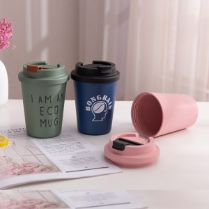 Toptan Üretici RPET Çay Bardağı İçme Bardağı Bambu Elyaf Kahve Fincanı PLA kupalar