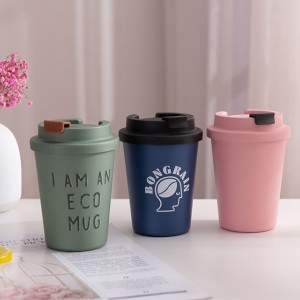 Wholesale Manufacturer RPET Tea Cup Drinking Cup Bamboo Fiber Coffee Cup PLA mugs