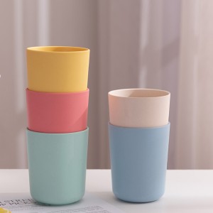Eco-Friendly Reusable Biodegradable PLA Cup Custom Makukulay na mug