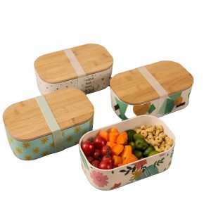 Fiambrera RPET 2022, nuevo estilo, bonitas cajas de comida coloridas para niños, logotipo personalizado al por mayor