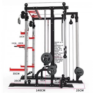 หน้าแรก การฝึกความแข็งแรงที่ครอบคลุม อุปกรณ์กีฬา Squat Rack Smith Machine Wholesale