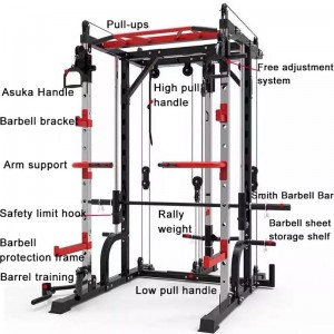 Etusivu Kokonaisvaltainen voimaharjoittelu Urheiluvälineet Squat Rack Smith Machine Tukkumyynti