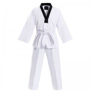 taekwondo uniform i ren bomull grossist