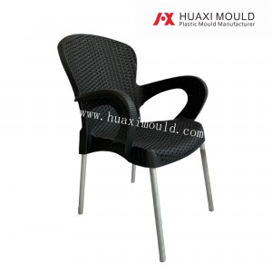 Plastic rattan chair mold 09