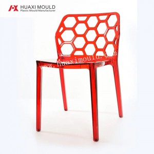 Moderná plastová forma na stoličku do kaviarne s vysokou pevnosťou a neporušeným vstrekovaním plynu