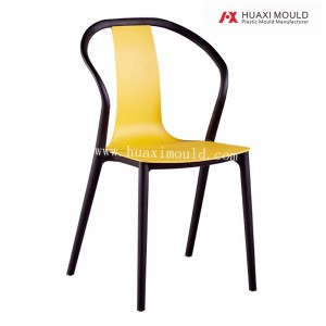 Molde de silla de barra de café informal de inyección no rota de fuerza resistente moderna de plástico