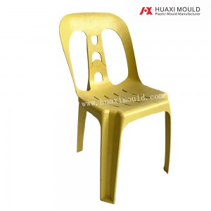 Plastic Low Weight Stackable Normal Arm Changable Back Insertchair Mold