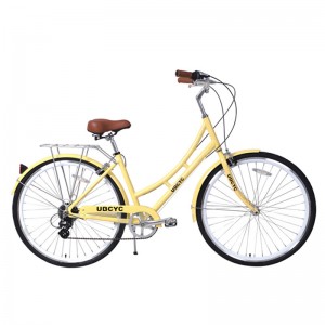 Factory wholesale Cool City Bikes - City Bike Manufacturer OEM Vintage Shimano 8 Speed Commuter bicycle – Fanghao