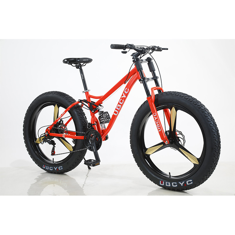 China Wholesale 26 Inch Fat Tire Mountain Bicycle Full Suspension Bike