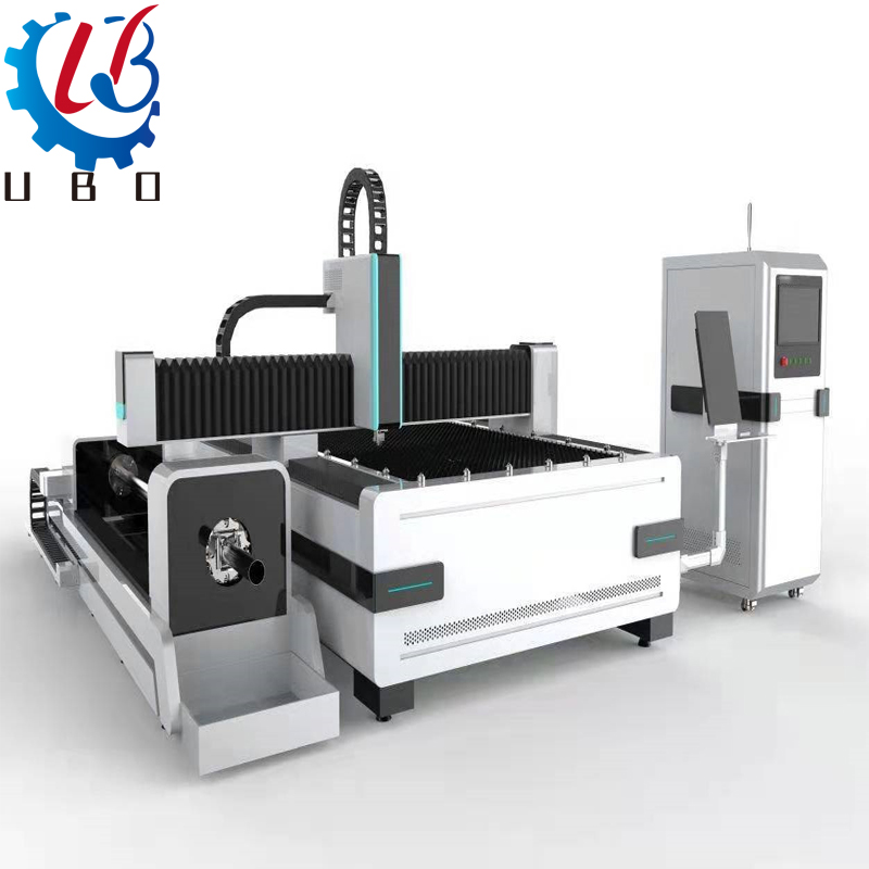 Metal Cnc Fiber Laser Cutter Laser Cutting Machine For Iron Steel Aluminum Copper Plate Sheet With Rotary Device