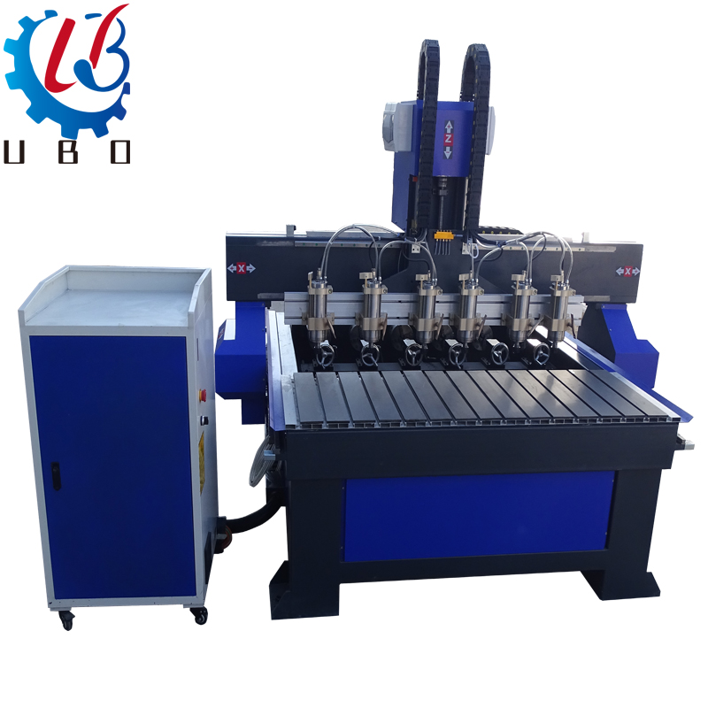 4axis Multi-heads spindle router cnc engraving cutting machine with rotary device for Wood MDF Furniture Decoration