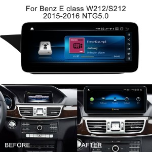 Système de navigation GPS d'autoradio d'écran d'Android de Mercedes Benz W212 W207