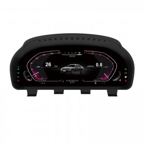 12,3 tommers LCD for BMW F10 F01 X3 X5 Cluster Dashboard Instrument Fullskjerm speedometer