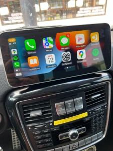 奔驰G级安卓屏幕显示升级Apple Carplay