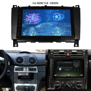Benz C-Class W203 udara Android GPS Stereo Multimedia Player