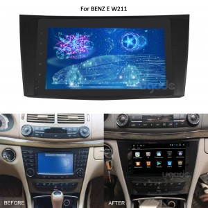 Benz E-W211 Android GPS Stereo Chwaraewr Amlgyfrwng