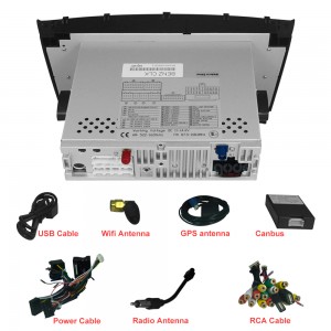 Reproductor multimedia estéreo GPS para Benz Clase C W203 air