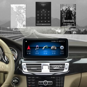 मर्सिडीज बेंझ CLS W218 Android स्क्रीन डिस्प्ले अपग्रेड ऍपल कारप्ले