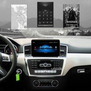 “Mersedes Benz ML GL W166 X166” “Android” ekrany “Apple Carplay” -y täzeledi