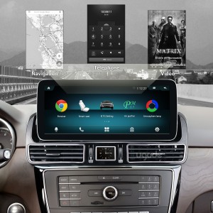 Mercedes Benz GLE GLS Android ეკრანის განახლება Apple Carplay