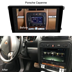„Porsche Cayenne“ Android GPS stereo daugialypės terpės grotuvas