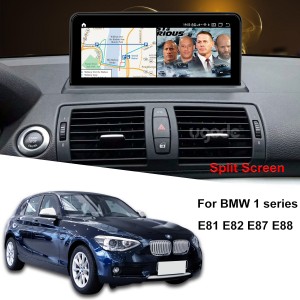 BMW E87 E81 Android ekrāna nomaiņai Apple CarPlay Multimedia Player