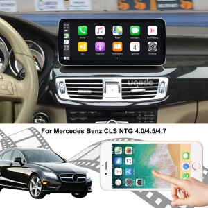 Mercedes Benz CLS W218 Android ekrano atnaujinimas Apple Carplay