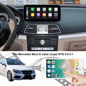 Mercedes Benz W212 W207 Android ekranli Autoradio GPS navigatsiya tizimi