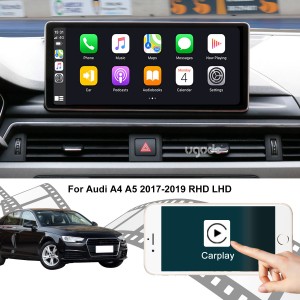 AUDI A4 A5 2017-2019 gam akporo Ngosipụta Autoradio CarPlay