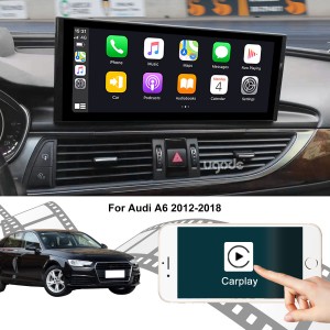 AUDI A6 2012-2018 Android zaslon Avtoradio CarPlay