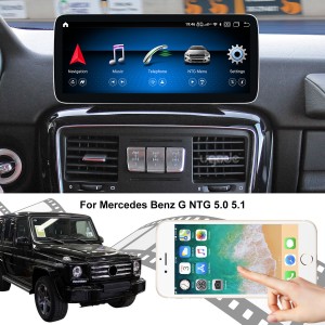 Mercedes Benz G-klas Android-skermskermopgradering Apple Carplay