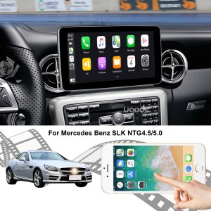 Mercedes Benz SLK arddangos sgrin Android uwchraddio Apple Carplay