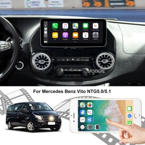 Mercedes Benz Vito ಆಂಡ್ರಾಯ್ಡ್ ಸ್ಕ್ರೀನ್ ಡಿಸ್‌ಪ್ಲೇ ಅಪ್‌ಗ್ರೇಡ್ Apple Carplay