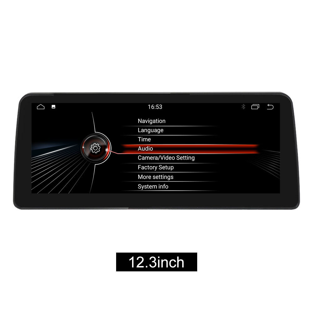 Kanggo BMW E60 Panggantos Layar Android Apple CarPlay Multimedia Player