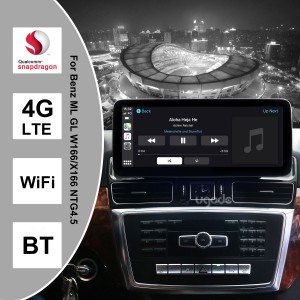 Mercedes Benz ML GL W166 X166 Pantalla Android Actualización Apple Carplay