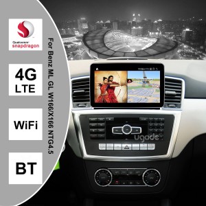 Mercedes Benz ML GL W166 X166 Android ekrāna displeja jauninājums Apple Carplay