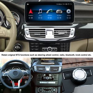 Mercedes Benz CLS W218 Android zaslon Nadogradnja Apple Carplay