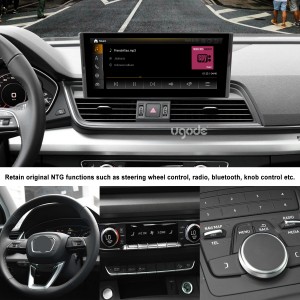 AUDI Q5 2018-2020 አንድሮይድ ማሳያ Autoradio CarPlay